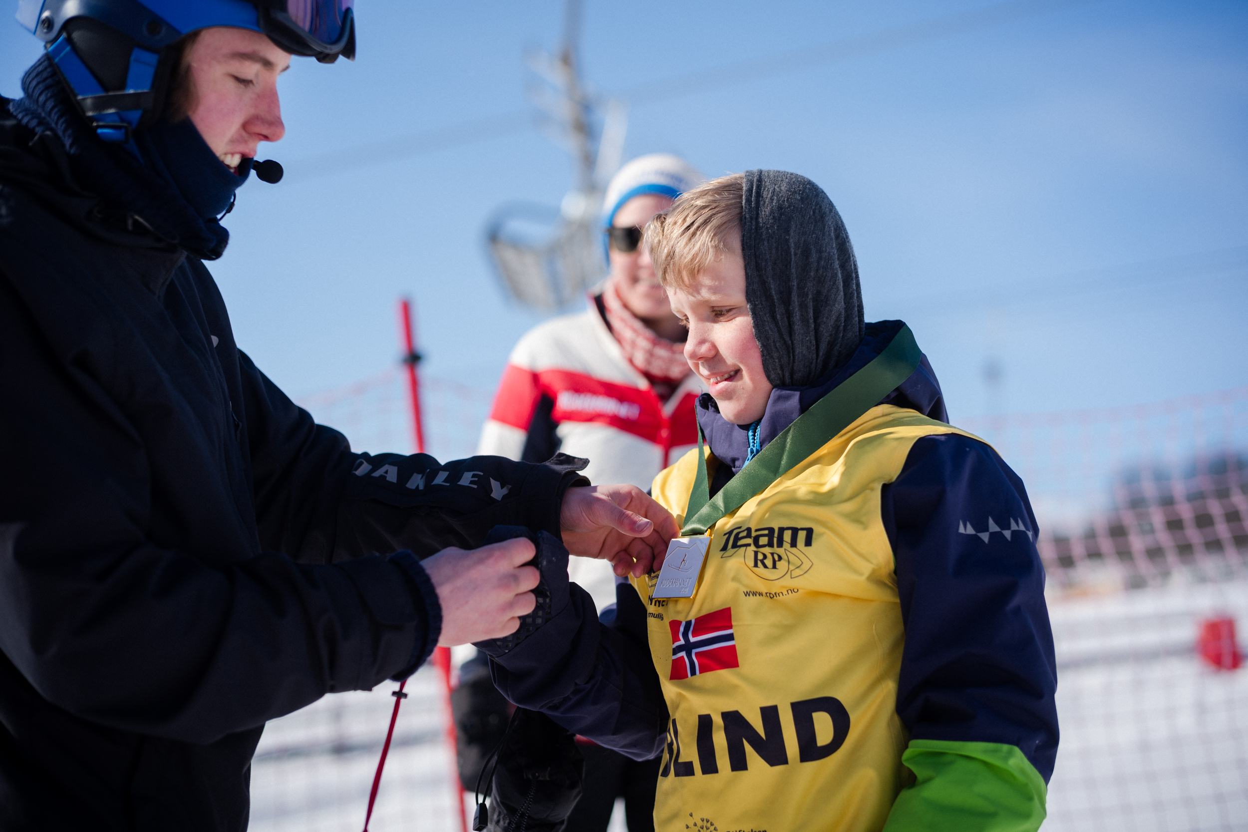 Youth participant Julian and guide